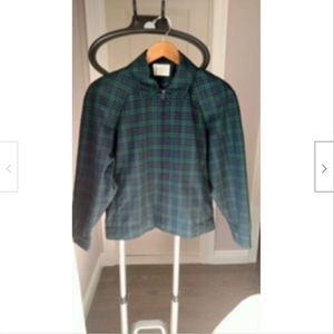 PENDLETON Blackwatch Plaid Bomber Jacket SZ M